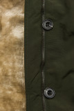 Khaki parka na jeseň/zimu s odnímateľným futrom