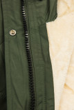 Khaki-béžová zimná bunda
