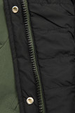 Prechodná parka obojstranná khaki/čierna
