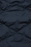 Predĺžená obojstranná parka karamelová/modrá