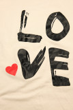 Tunika s potlačou LOVE béžová