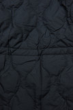 Prešívaná jesenná parka tmavomodrá/červená