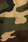 Plus size army tunika tmavá