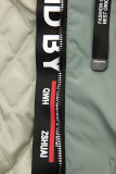Nefritovozelený predĺžený plášť/parka