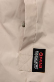 Béžový predĺžený plášť/parka