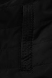 Prechodná obojstranná parka s kapucňou khaki/čierna
