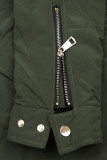 Army zelená parka s odopínateľnou kožušinou