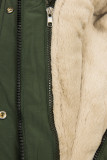 Army zelená parka na obdobie jeseň/zima