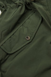 Army zelená parka na obdobie jeseň/zima