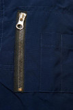 Modro-červená obojstranná parka