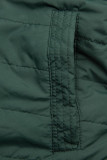 Prechodná parka s pepito vzorom hnedá/zelená