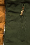 Khaki-mustard obojstranná parka