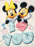 Sivé šaty I LOVE YOU