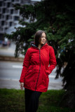 Čierna parka FASHION