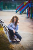 Čierno/marhuľová tepláková súprava