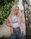 Oranžová športová bunda