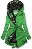Ľahká prechodná parka FASHION zelená
