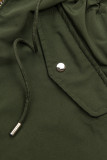 Parka s odopínateľnou kapucňou khaki/žltá